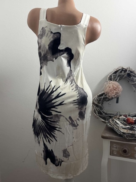 MISSY Trägerkleid Kleid M 38 Stretchkleid Neu weiss schwarz grau Glitzer Steinchen