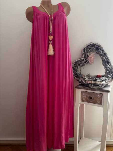 Kleid pink Trägerkleid Italy NEU 36-42 Made in Italy
