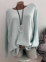 Flausch Pullover Pulli zartes babyblau 38-42 Neu Tunika Made in Italy Flausch Pullover Pulli zartes babyblau 38-42 Neu Tunika Made in Italy