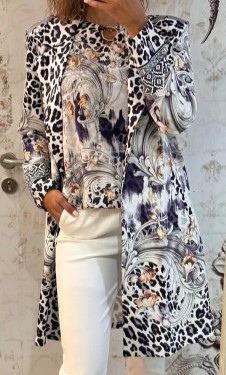 MISSY Oversized Blazer Longblazer Mantel S/M 36/38 40 ohne Verschluss Neu weiss braun dunkles altros